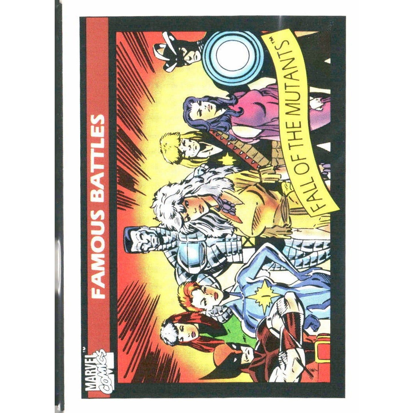 1990 Impel Marvel Universe #102 Fall of the Mutants - MOD Shop LLC