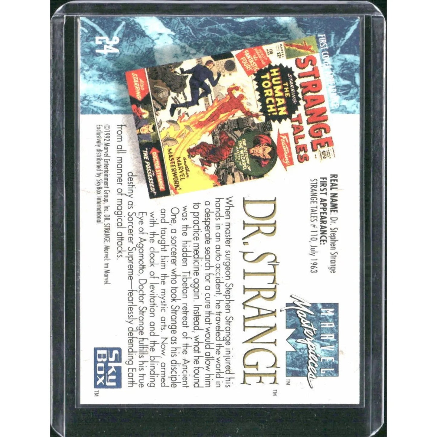 1992 SkyBox Marvel Masterpieces #24 Dr. Strange - MOD Shop LLC