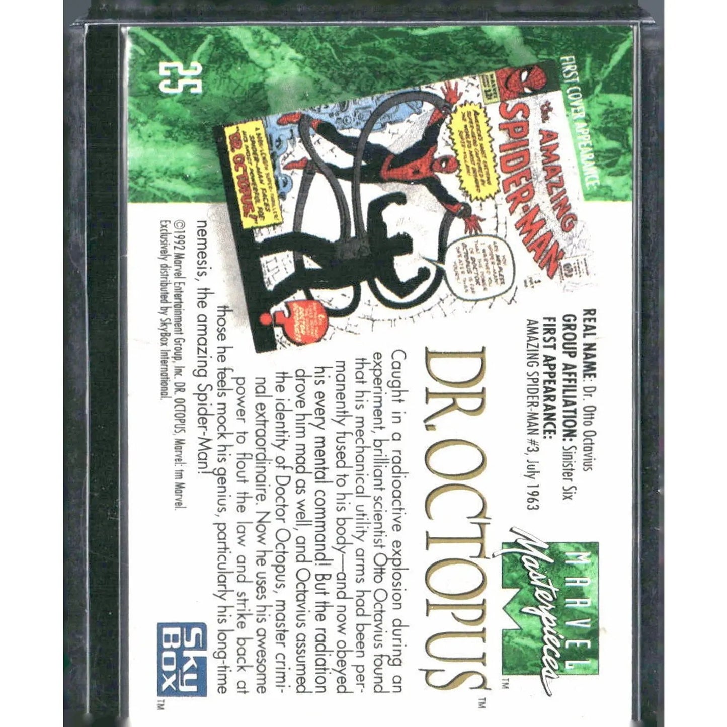 1992 SkyBox Marvel Masterpieces #25 Dr. Octopus - MOD Shop LLC