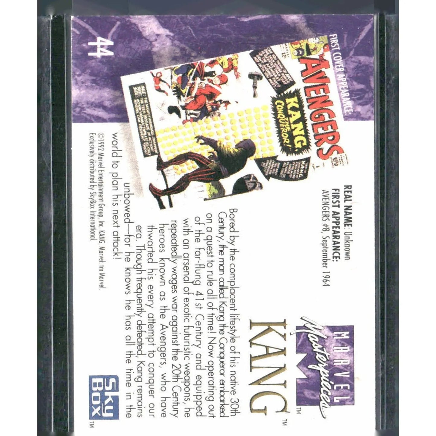 1992 SkyBox Marvel Masterpieces #44 Kang - MOD Shop LLC