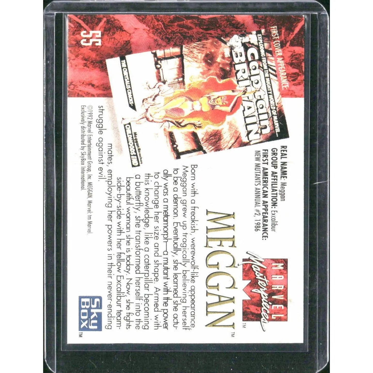 1992 SkyBox Marvel Masterpieces #55 Meggan - MOD Shop LLC