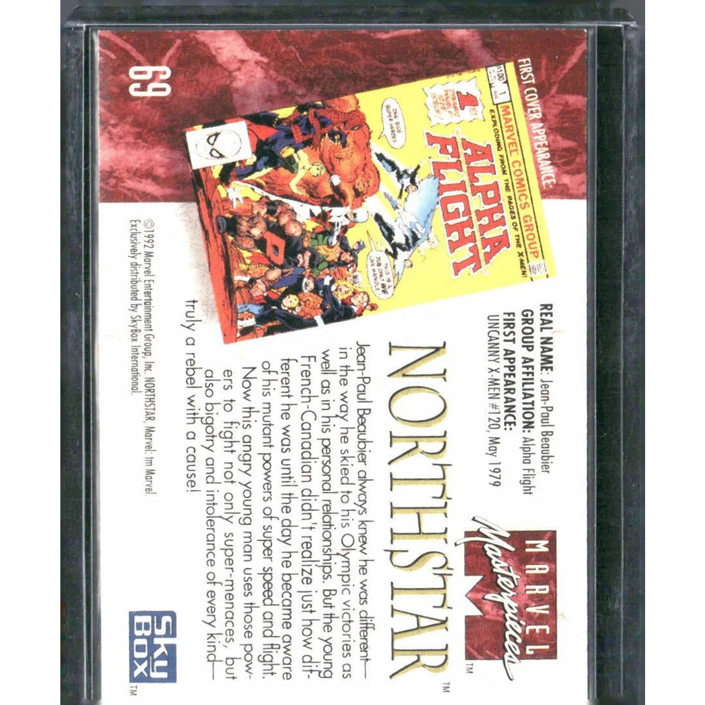 1992 SkyBox Marvel Masterpieces #69 Northstar - MOD Shop LLC