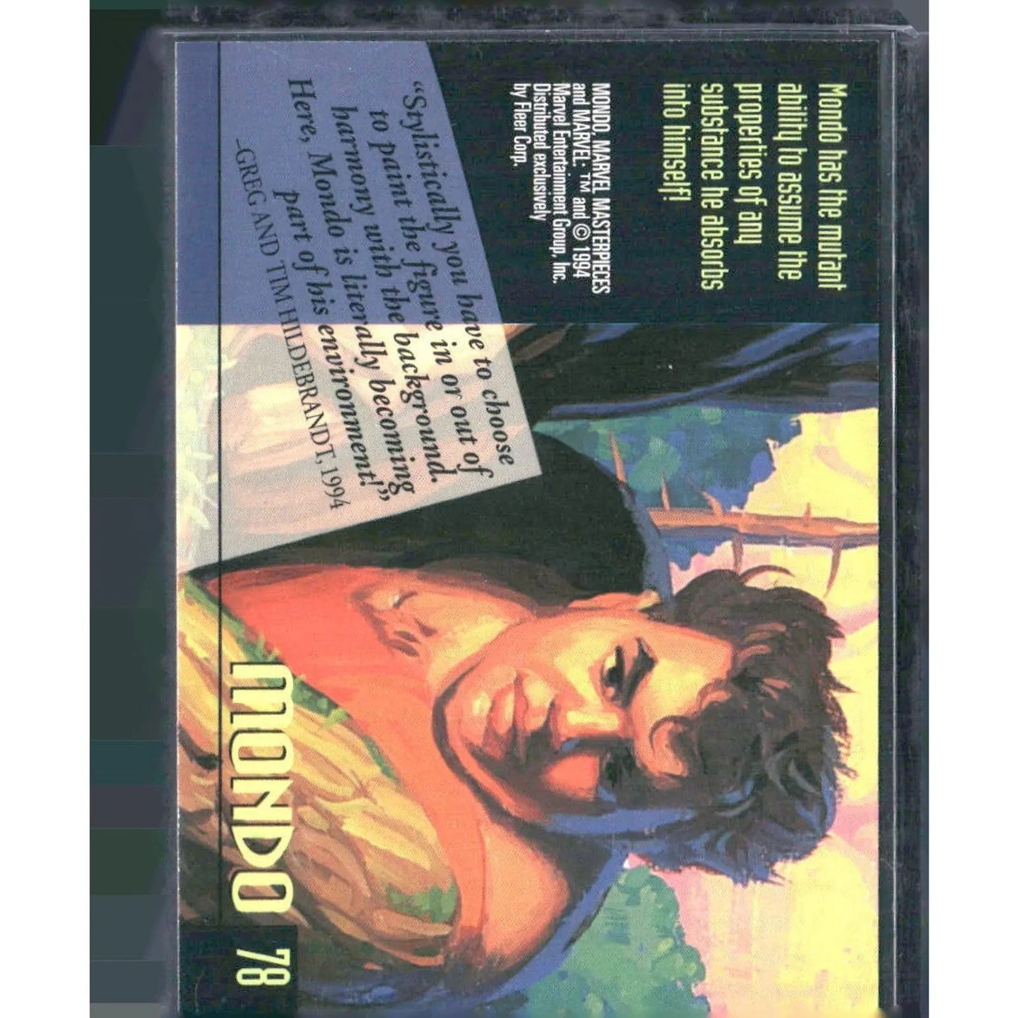 1994 Fleer Marvel Masterpieces Hildebrandt Brothers #78 Mondo - MOD Shop LLC