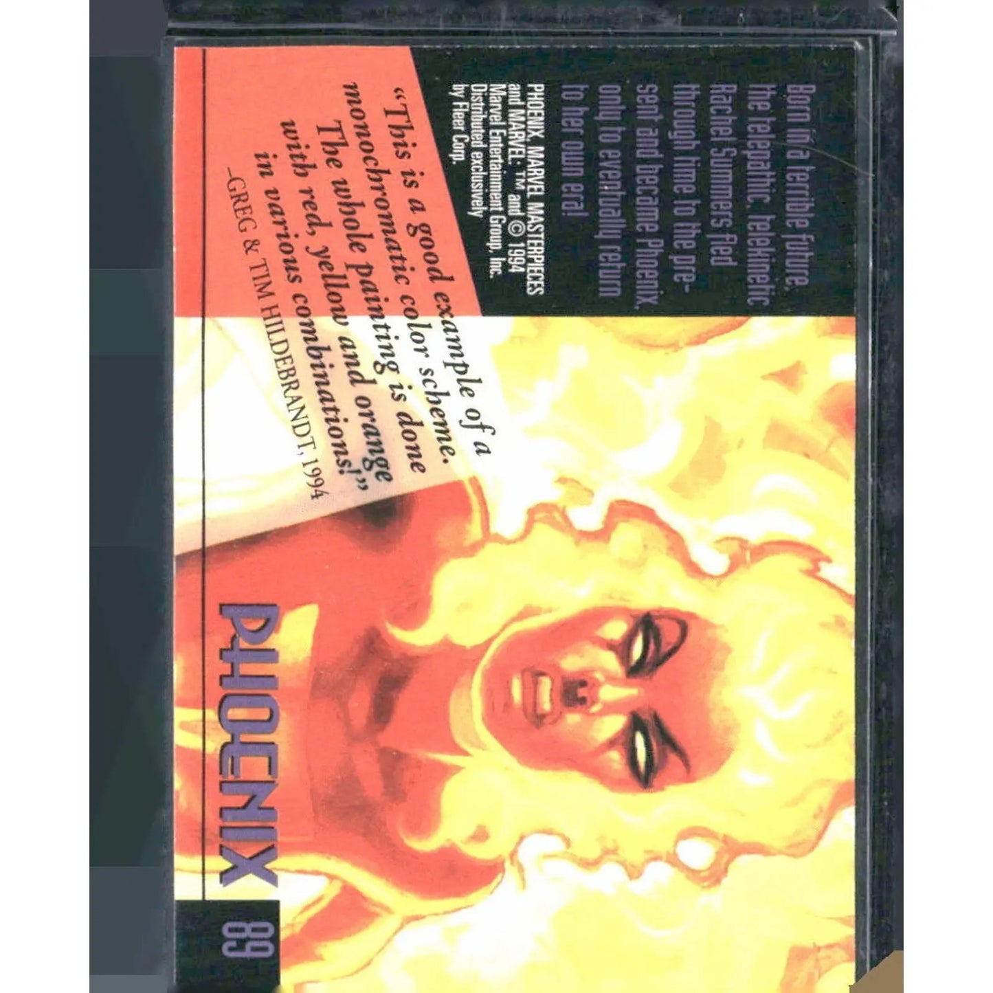 1994 Fleer Marvel Masterpieces Hildebrandt Brothers #89 Phoenix - MOD Shop LLC
