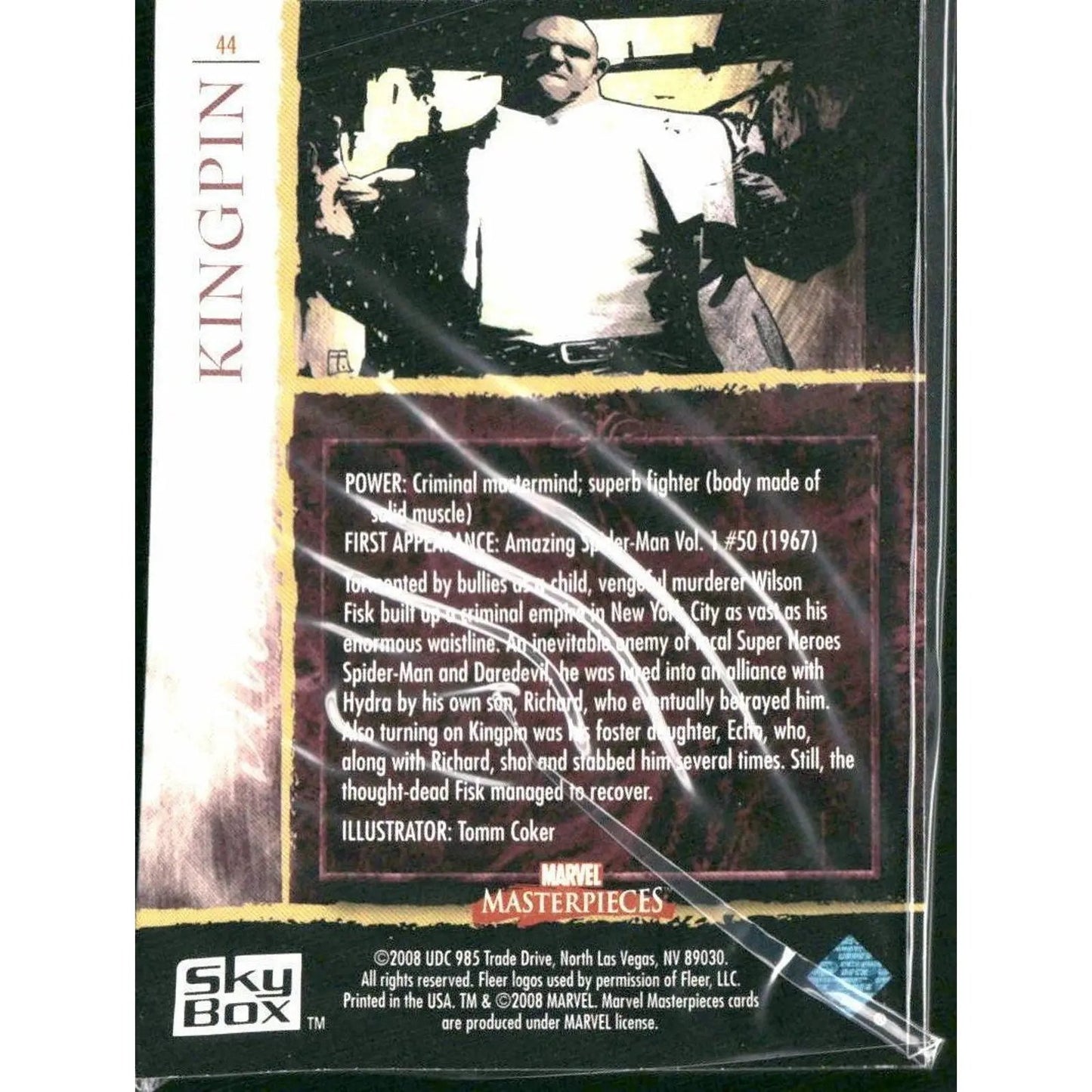 2008 Upper Deck Marvel Masterpieces Set 2 #44 Kingpin - MOD Shop LLC