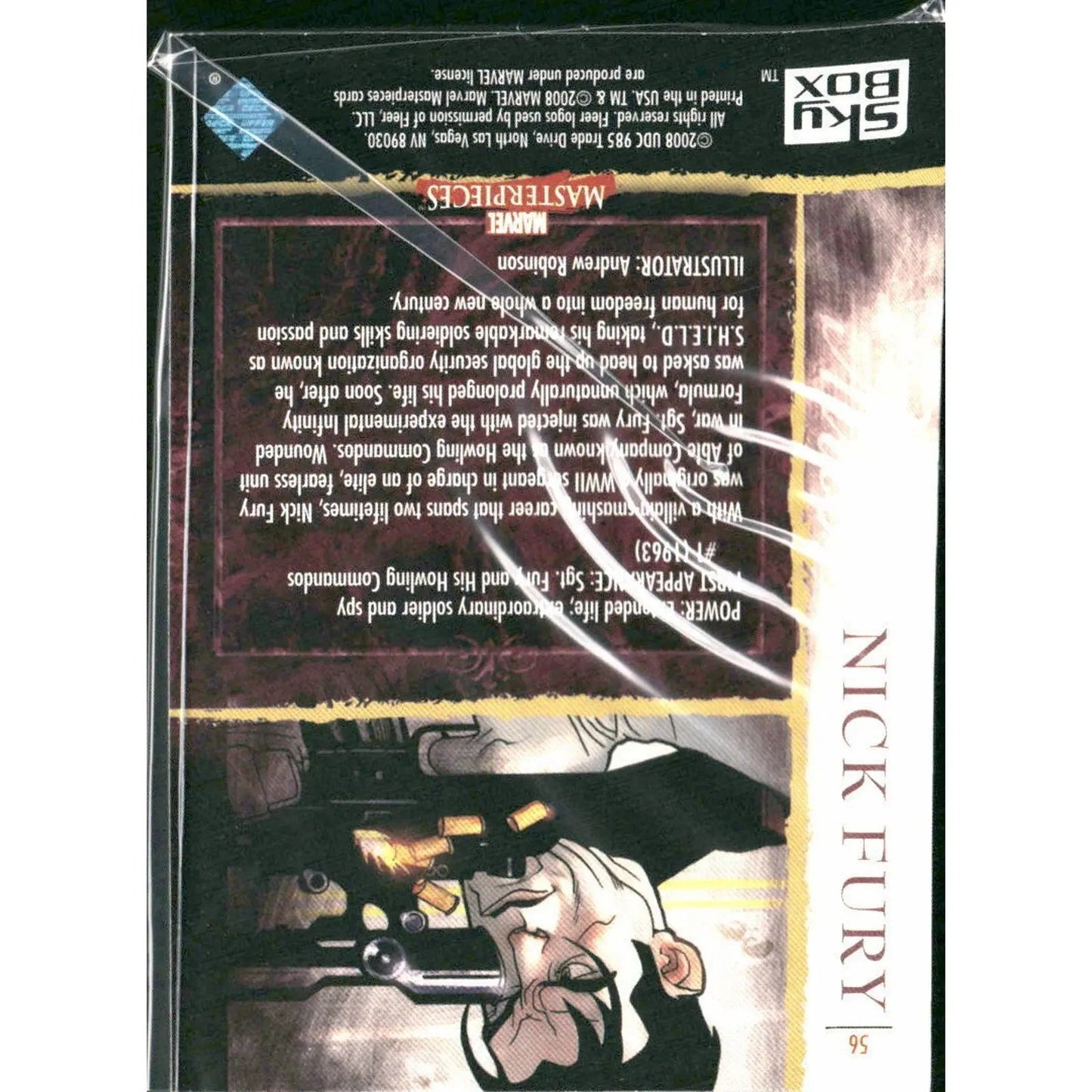 2008 Upper Deck Marvel Masterpieces Set 2 #56 Nick Fury (Punisher) - MOD Shop LLC