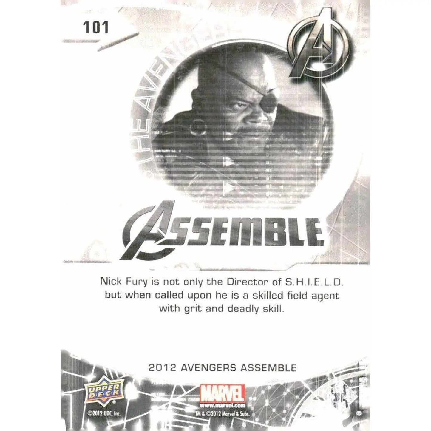 2012 Upper Deck Avengers Assemble #101 Avengers - MOD Shop LLC