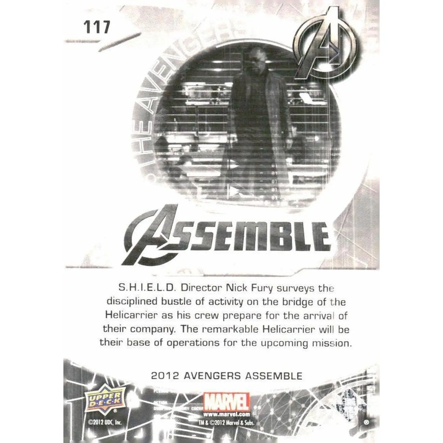 2012 Upper Deck Avengers Assemble #117 Avengers - MOD Shop LLC