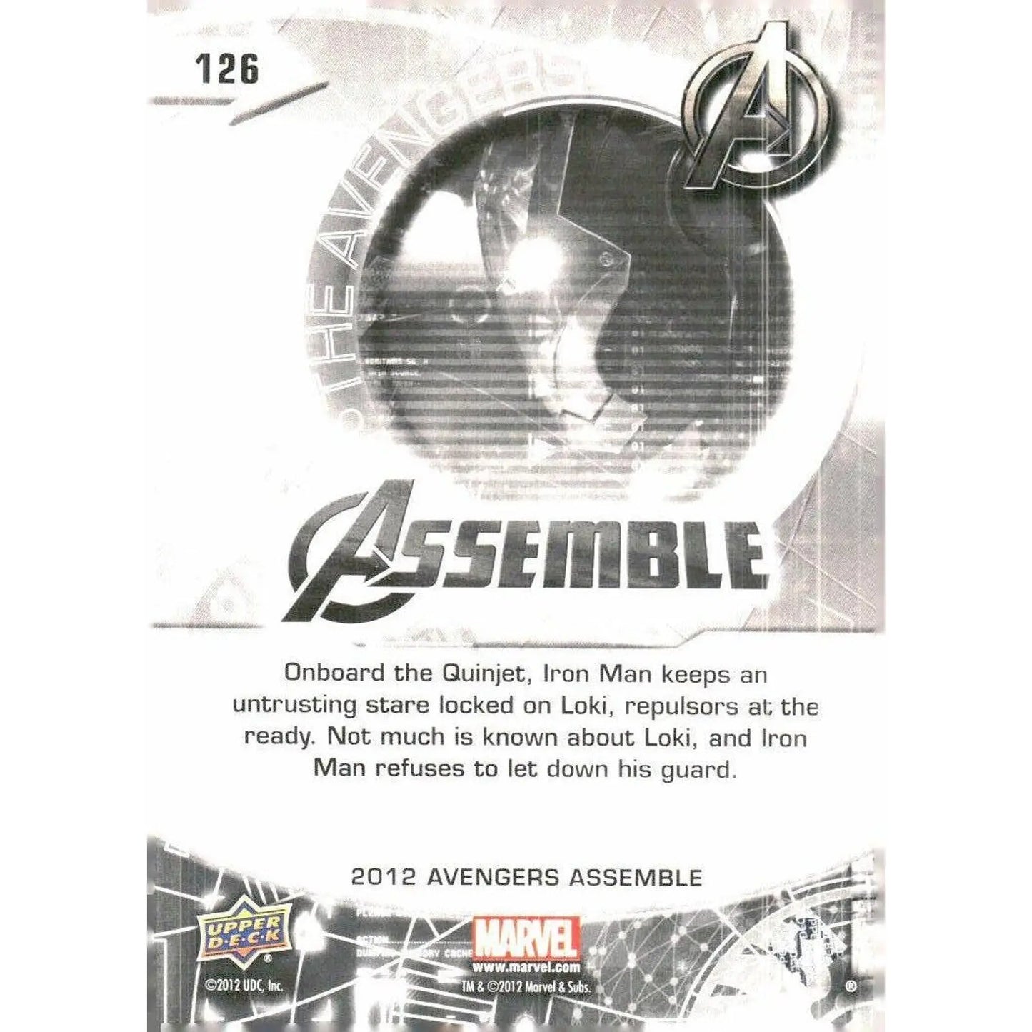 2012 Upper Deck Avengers Assemble #126 Avengers - MOD Shop LLC