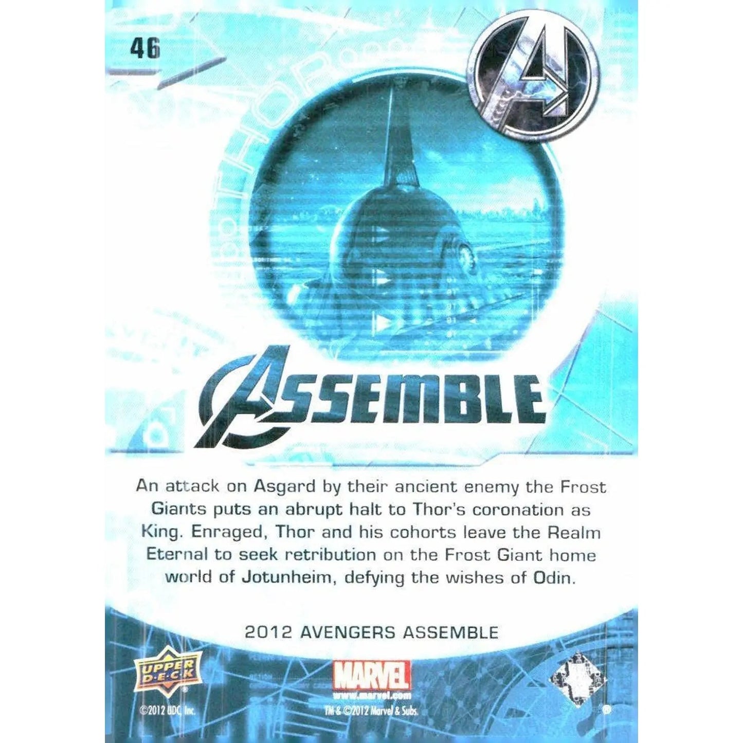 2012 Upper Deck Avengers Assemble #46 Thor - Attack on Asgard - MOD Shop LLC