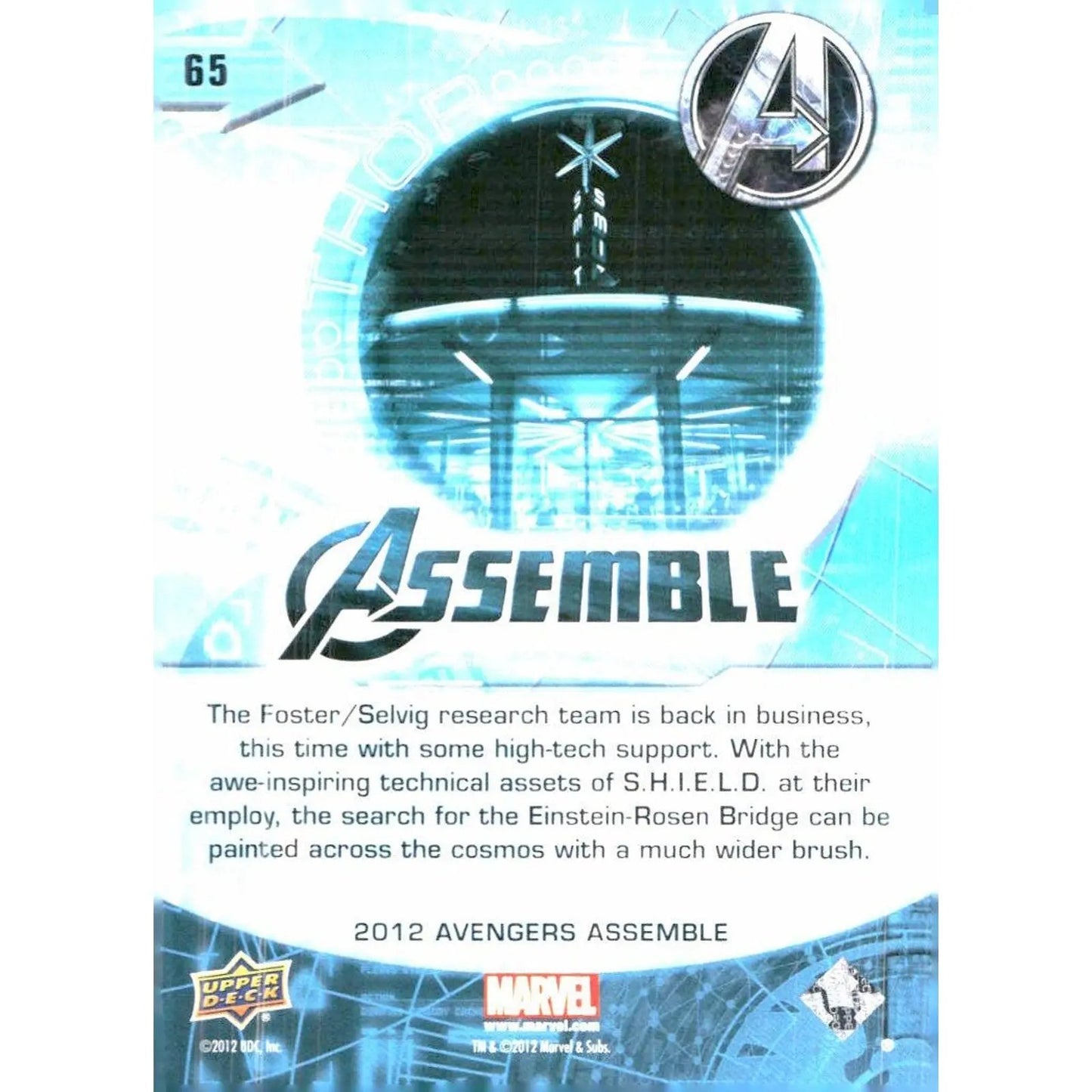 2012 Upper Deck Avengers Assemble #65 Thor - Research Team - MOD Shop LLC