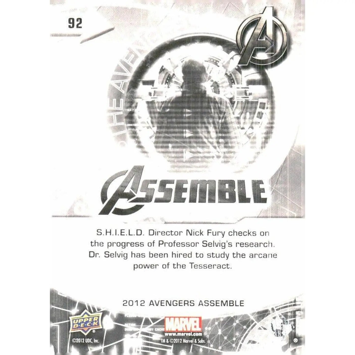 2012 Upper Deck Avengers Assemble #92 Avengers - MOD Shop LLC