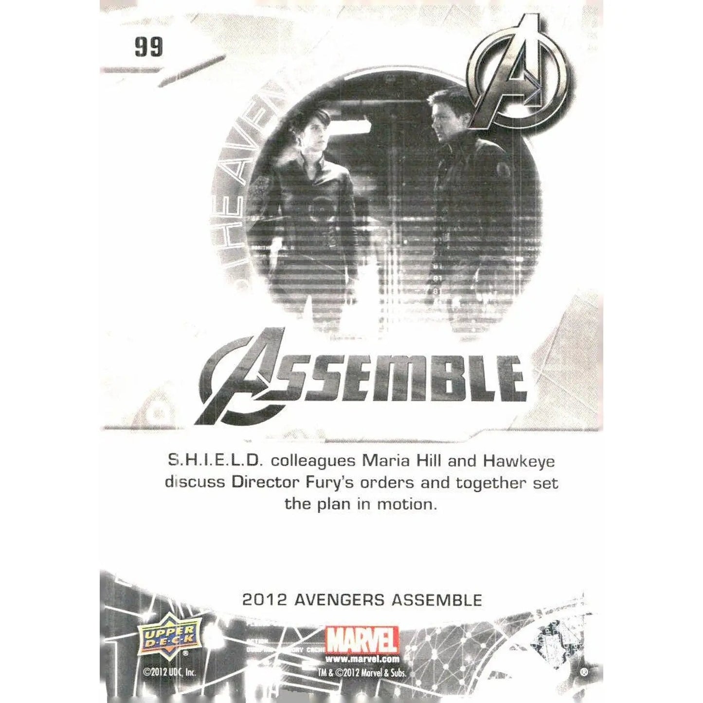 2012 Upper Deck Avengers Assemble #99 Avengers - MOD Shop LLC