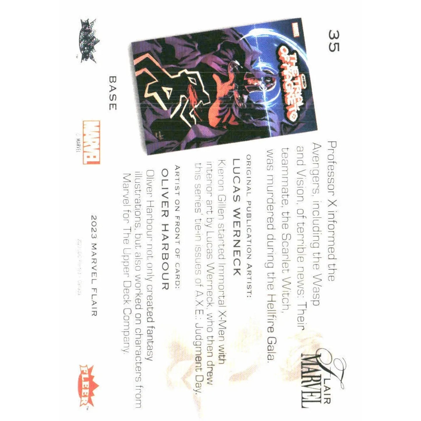 2023 Flair Marvel #35 Wasp Base - MOD Shop LLC