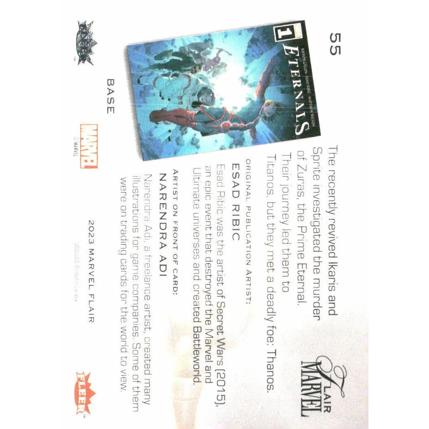 2023 Flair Marvel #55 Ikaris Base - MOD Shop LLC