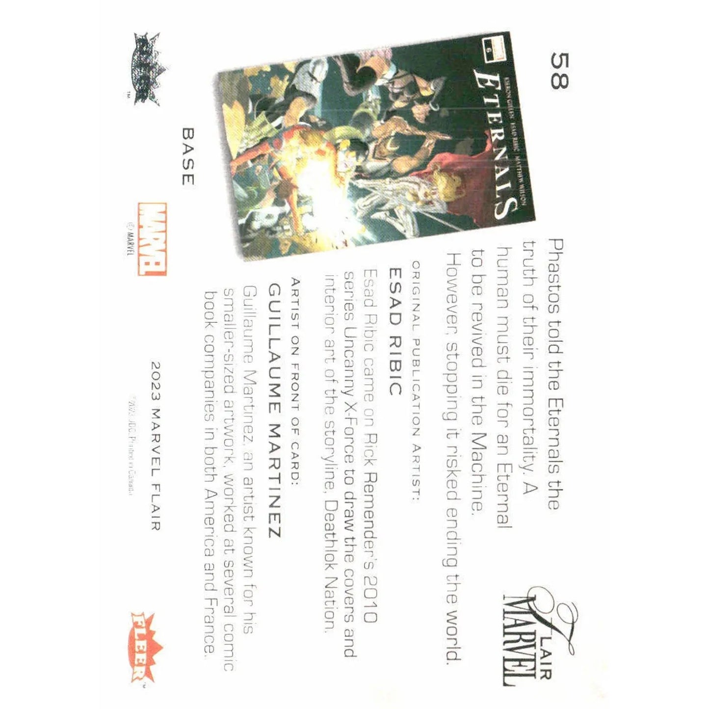 2023 Flair Marvel #58 Phastos Base - MOD Shop LLC