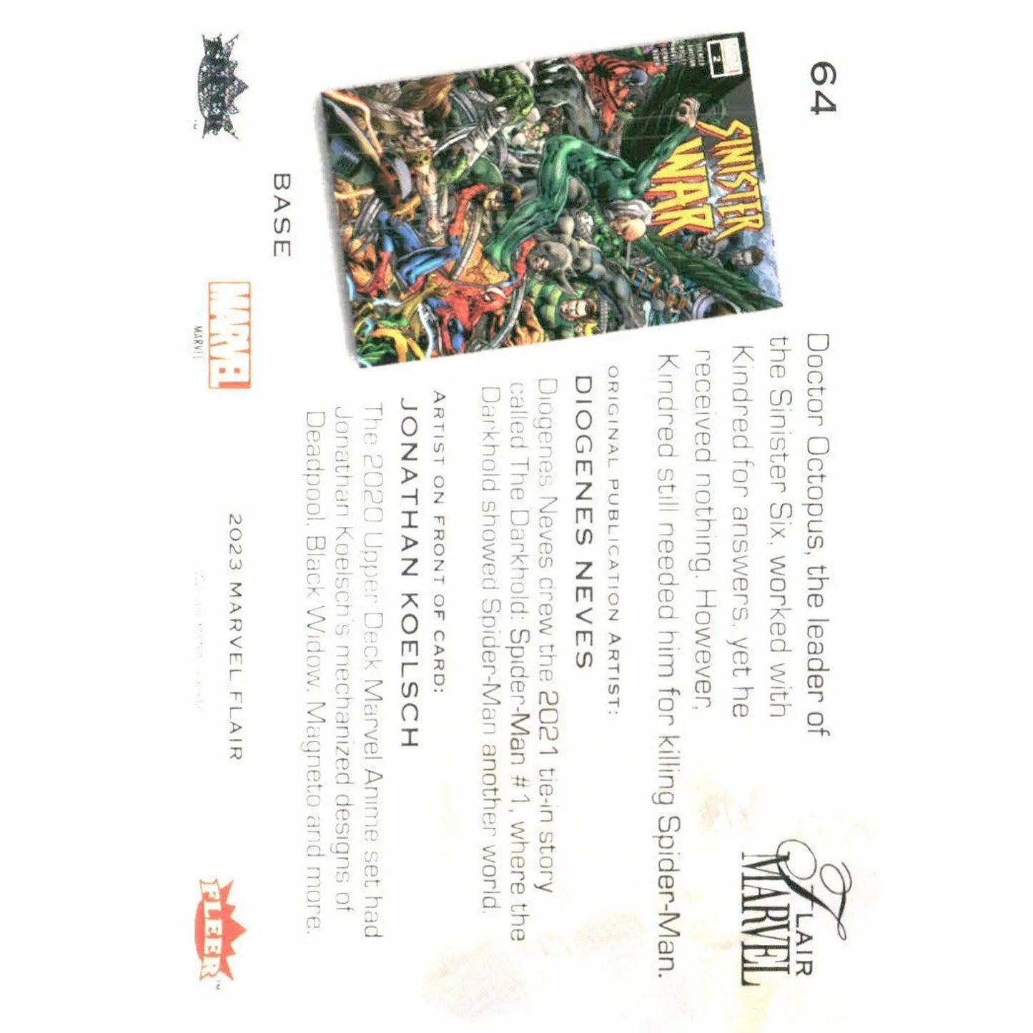 2023 Flair Marvel #64 Doctor Octopus Base - MOD Shop LLC