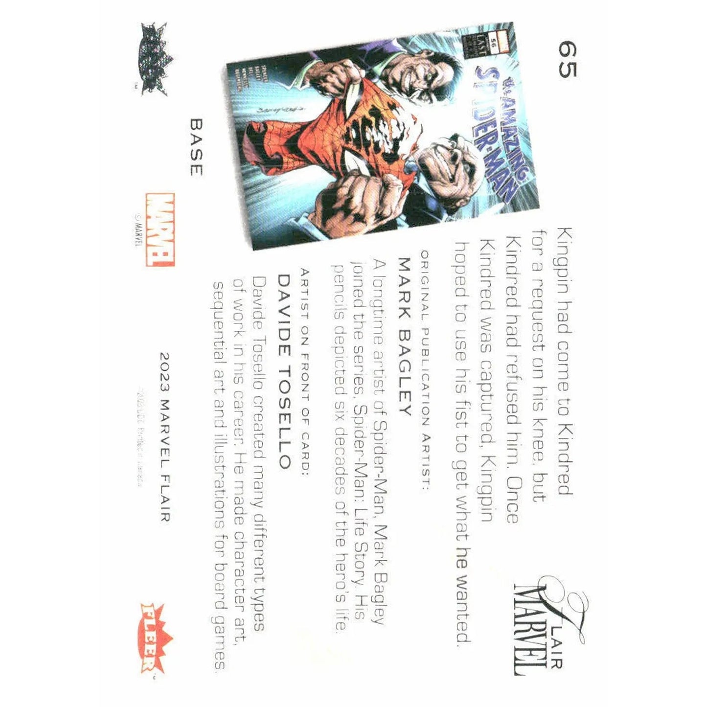 2023 Flair Marvel #65 Kingpin Base - MOD Shop LLC