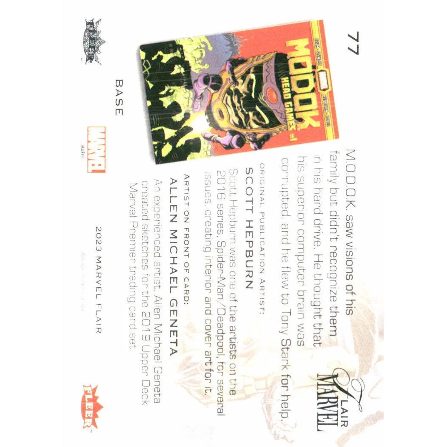 2023 Flair Marvel #77 M.O.D.O.K. - MOD Shop LLC