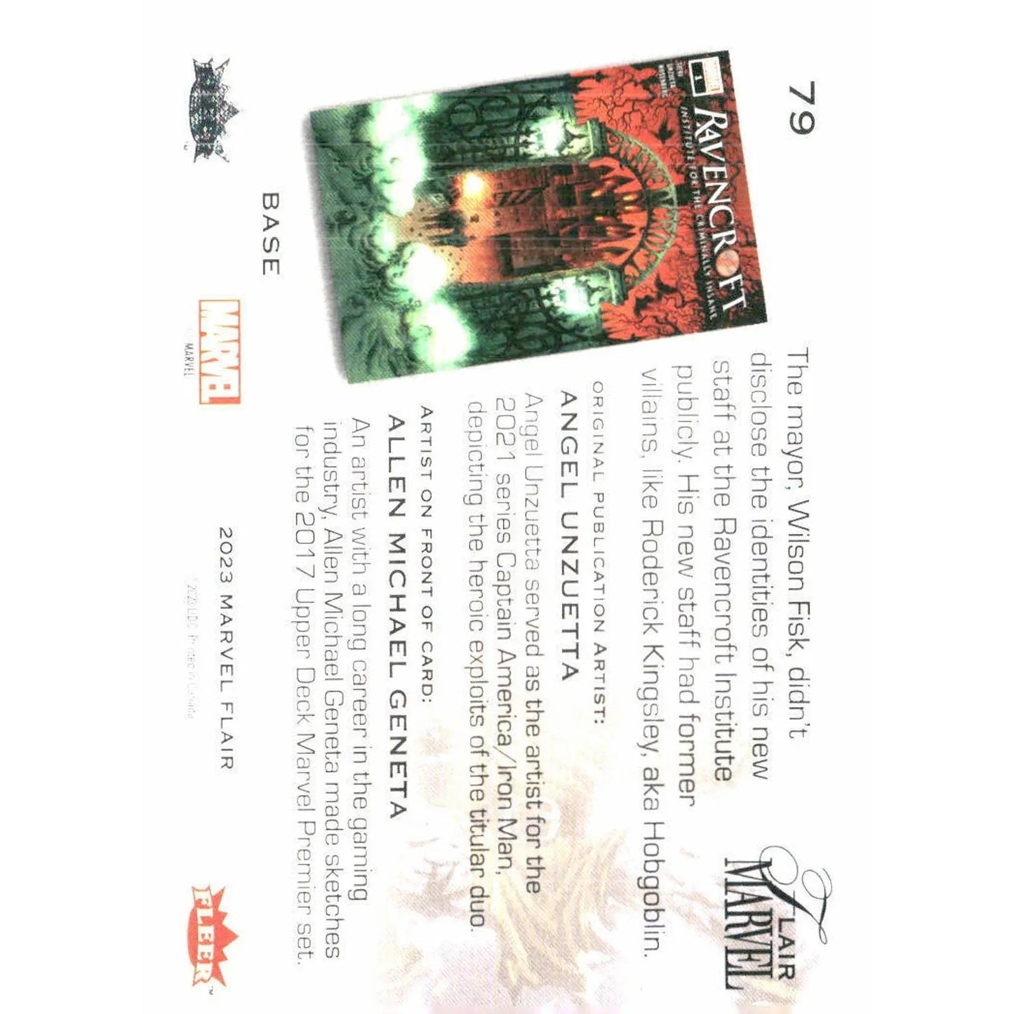 2023 Flair Marvel #79 Hobgoblin Base - MOD Shop LLC