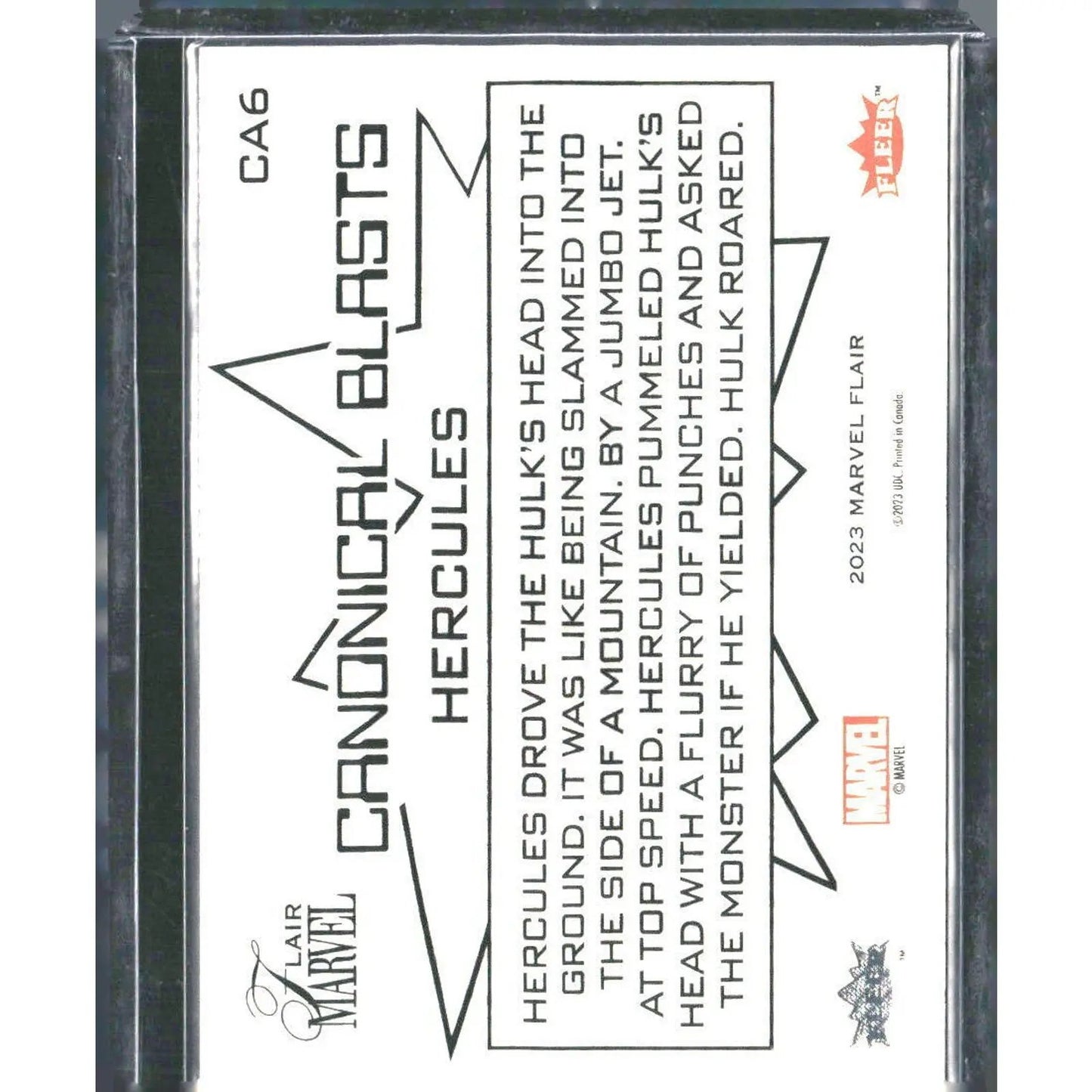 2023 Flair Marvel #CA6 Hercules - MOD Shop LLC