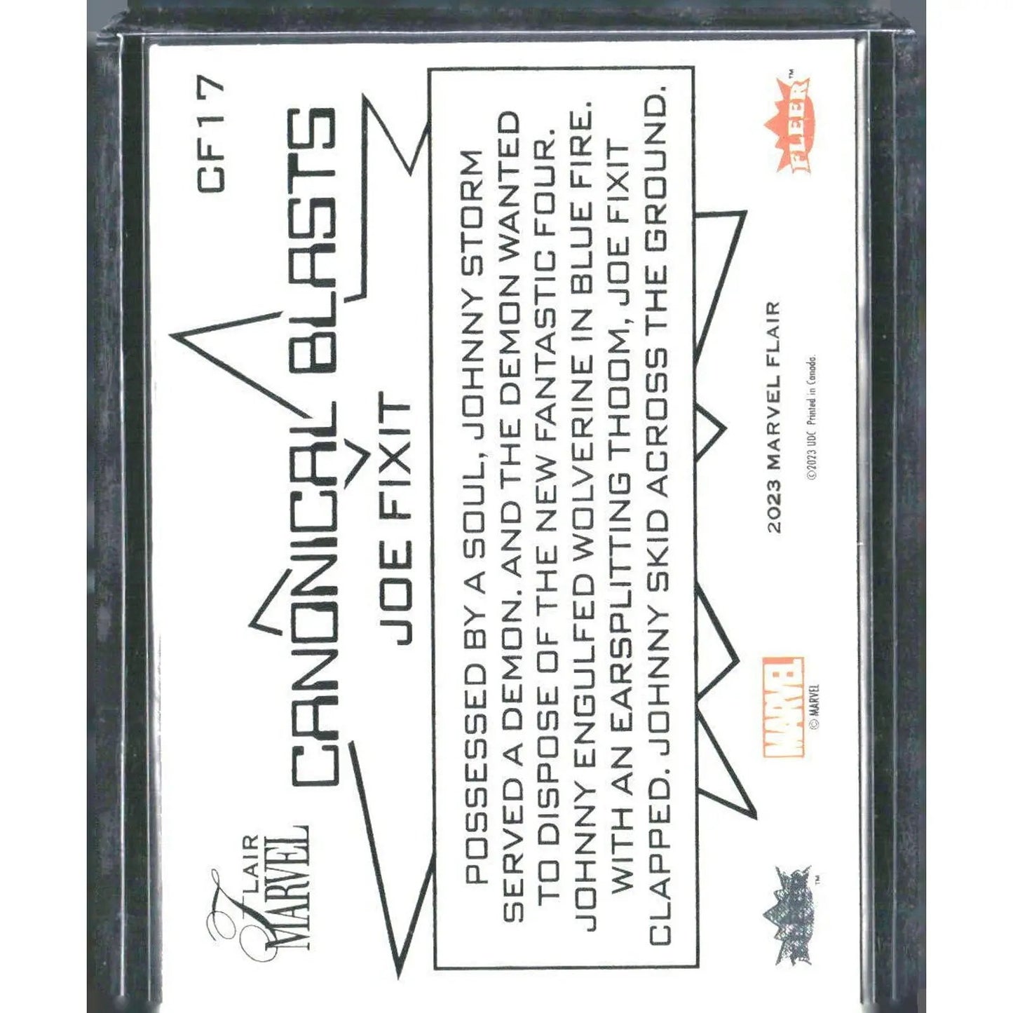 2023 Flair Marvel #CF17 Joe Fixit - MOD Shop LLC