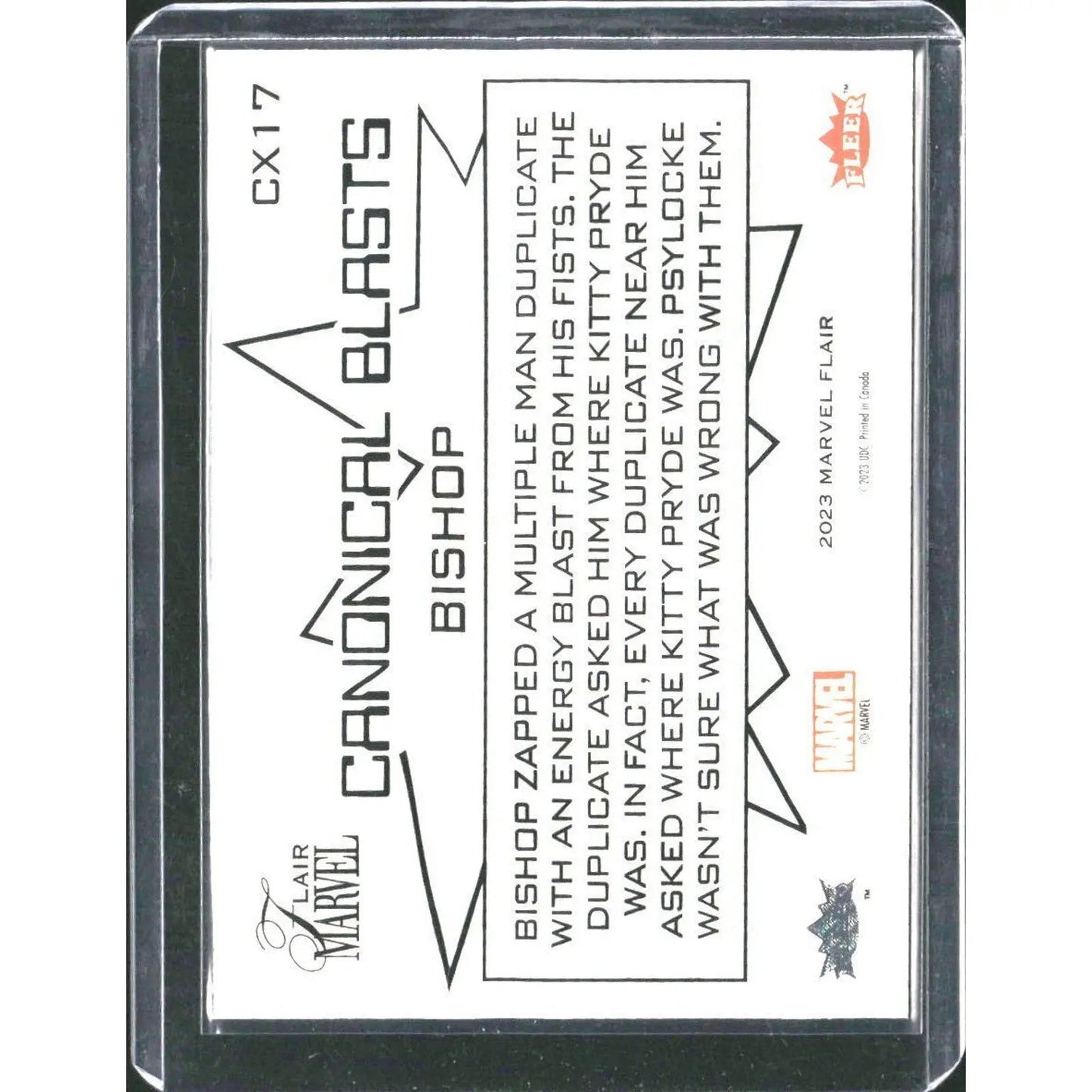 2023 Flair Marvel #CX17 Bishop - MOD Shop LLC