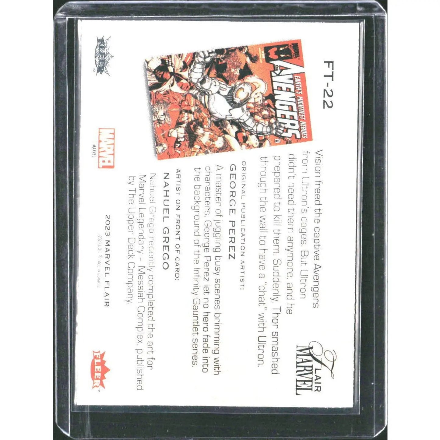 2023 Flair Marvel #FT - 22 Thor Flairium - Level 3 - MOD Shop LLC