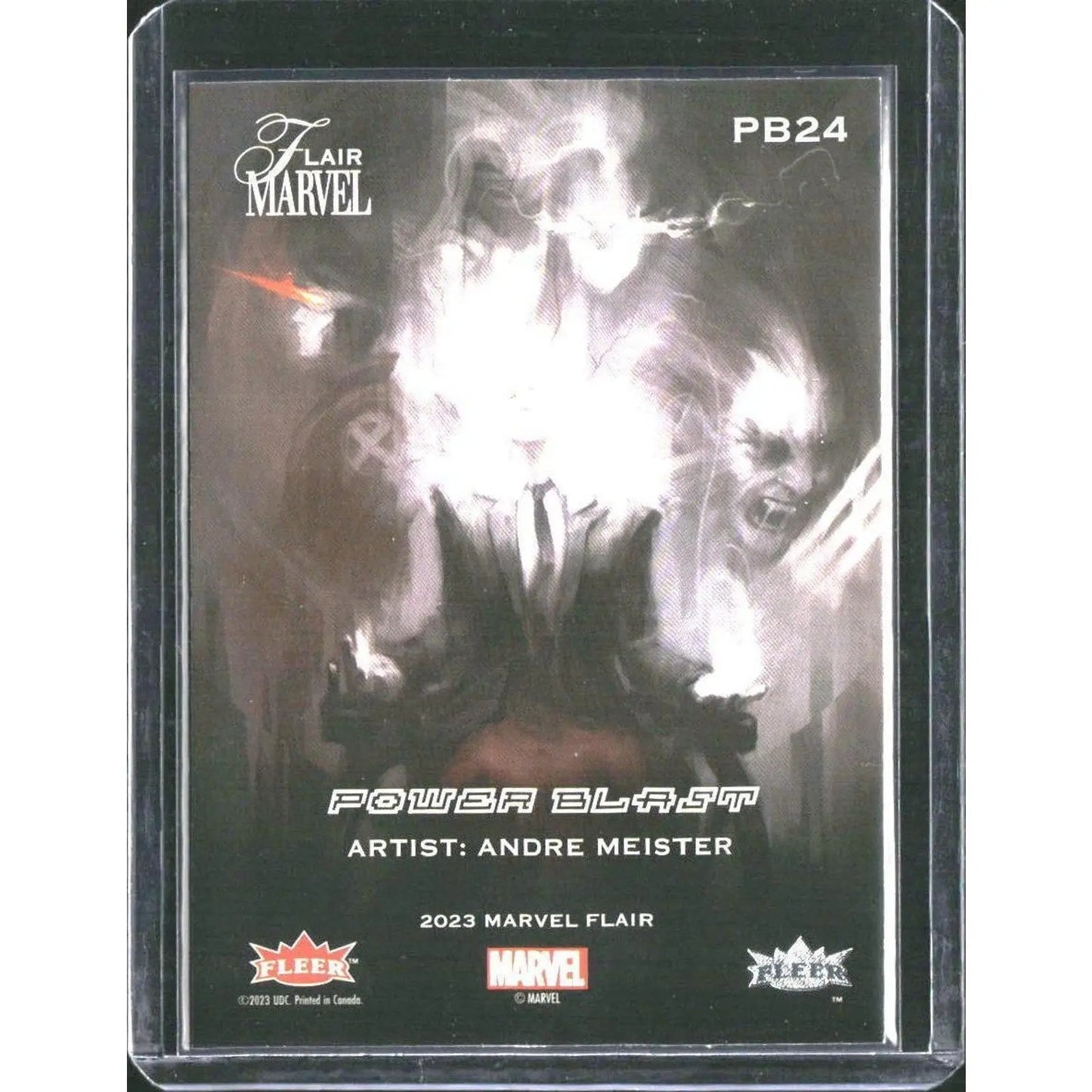 2023 Flair Marvel #PB24 Professor X Power Blast - MOD Shop LLC