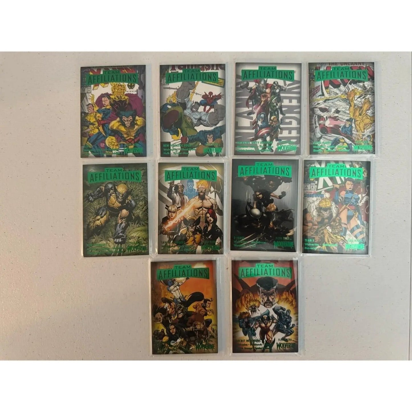 2023 Fleer Ultra Wolverine YOU PICK SINGLES(Green Foil Parallel Team Affilition) - MOD Shop LLC
