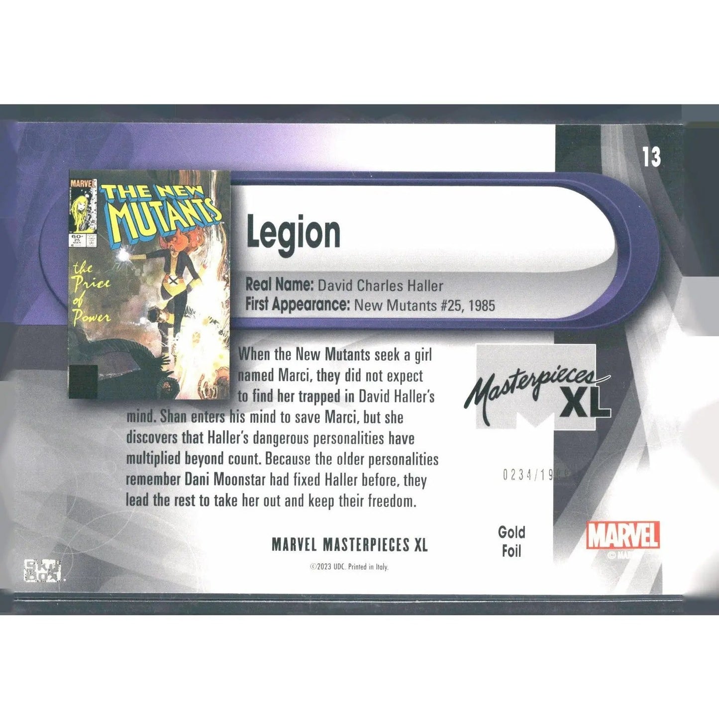 2024 SkyBox Marvel Masterpieces XL #13 Legion /1999 - MOD Shop LLC