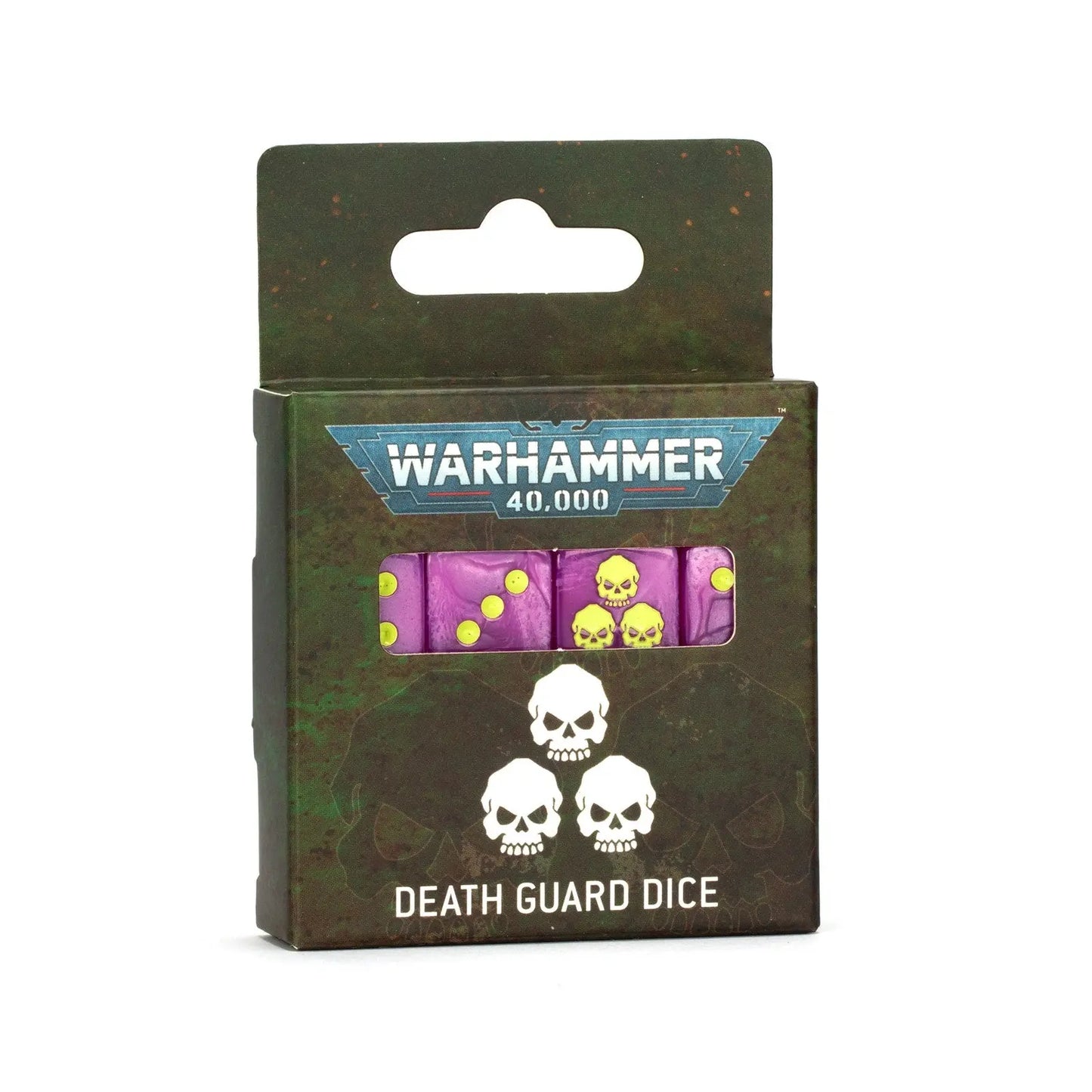 Warhammer 40,000 Death Guard Dice Set - Purple Plague Special Edition Gaming Dice Games Workshop