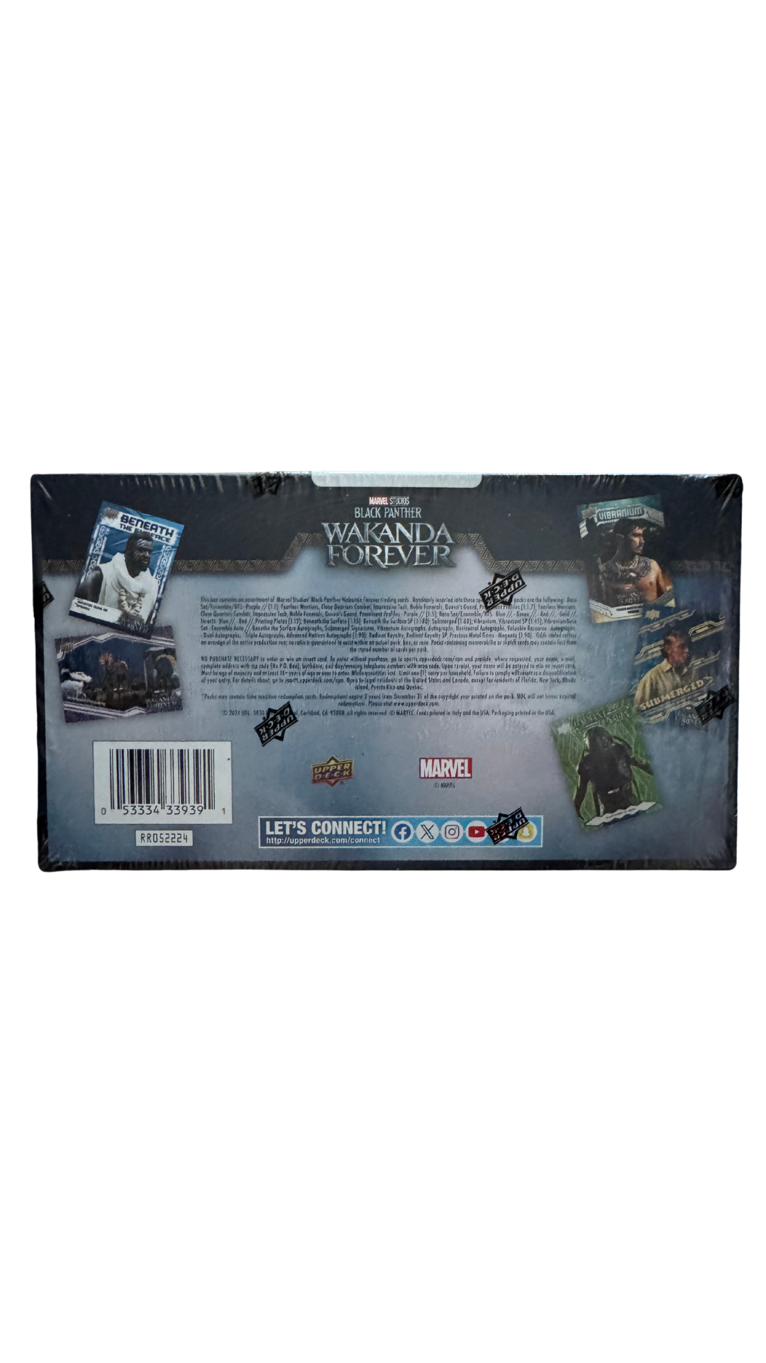 2024 Upper Deck Marvel Black Panther Wakanda Forever Hobby Box — 15 Packs, Sealed | MOD Shop