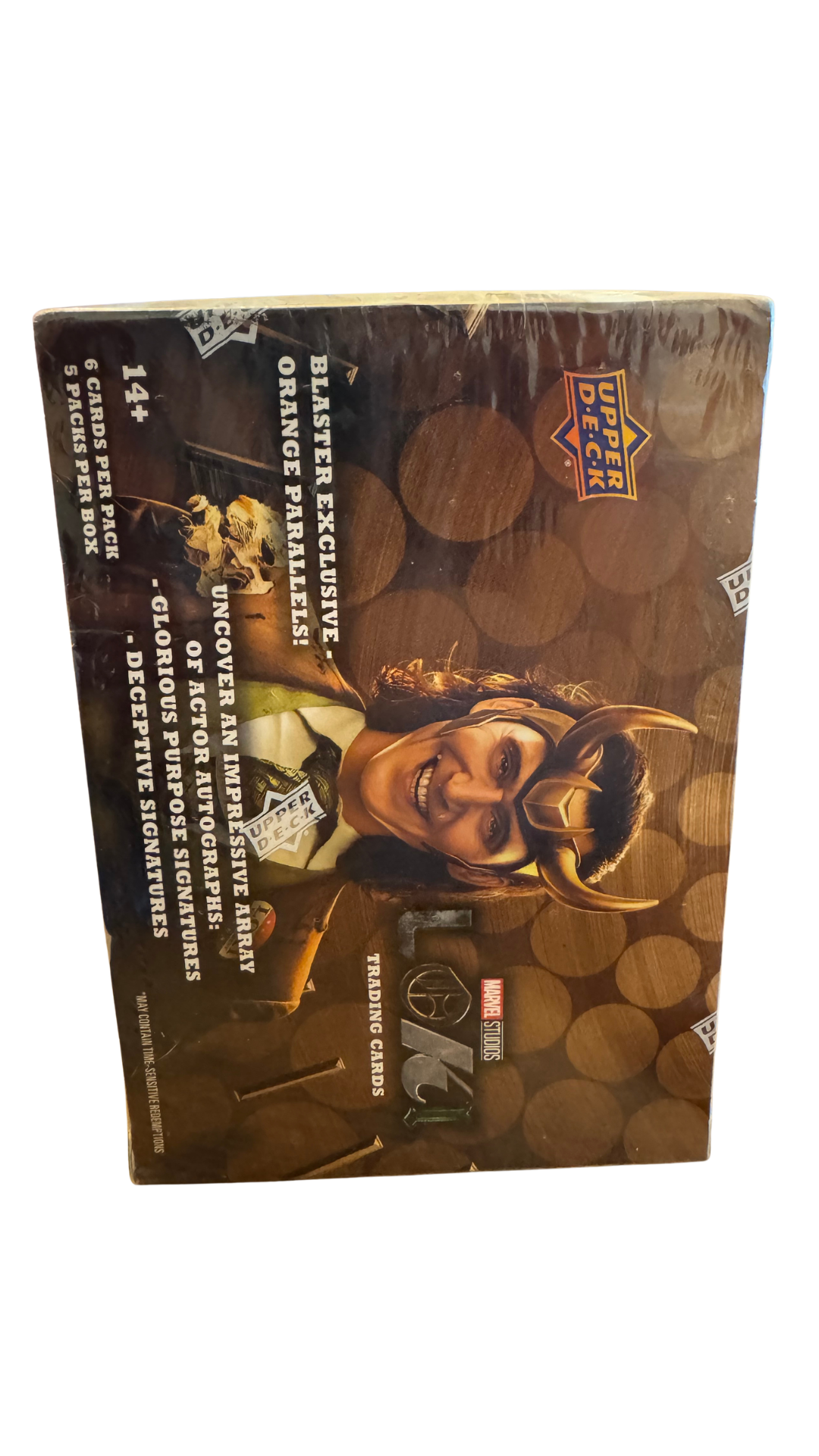2023 Upper Deck Marvel Studios Loki Blaster Box — 5 Packs, Orange Parallels | MOD Shop