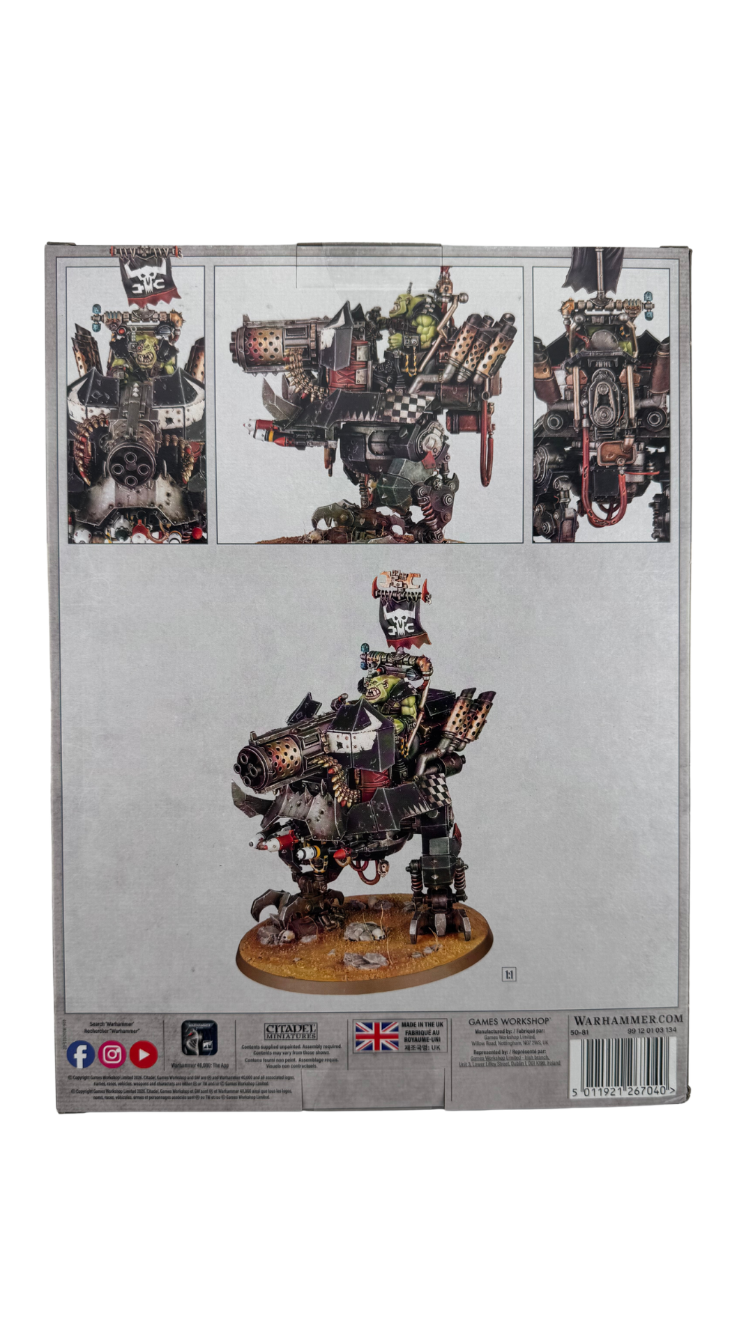 Warhammer 40K Orks Big Mek Dakkarig | Armageddon Ork Walker Character Kit