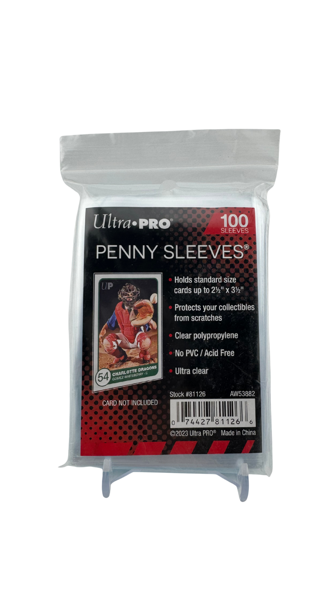 Ultra PRO Penny Sleeves – Soft Card Sleeves for Standard Size Cards (100 Count)