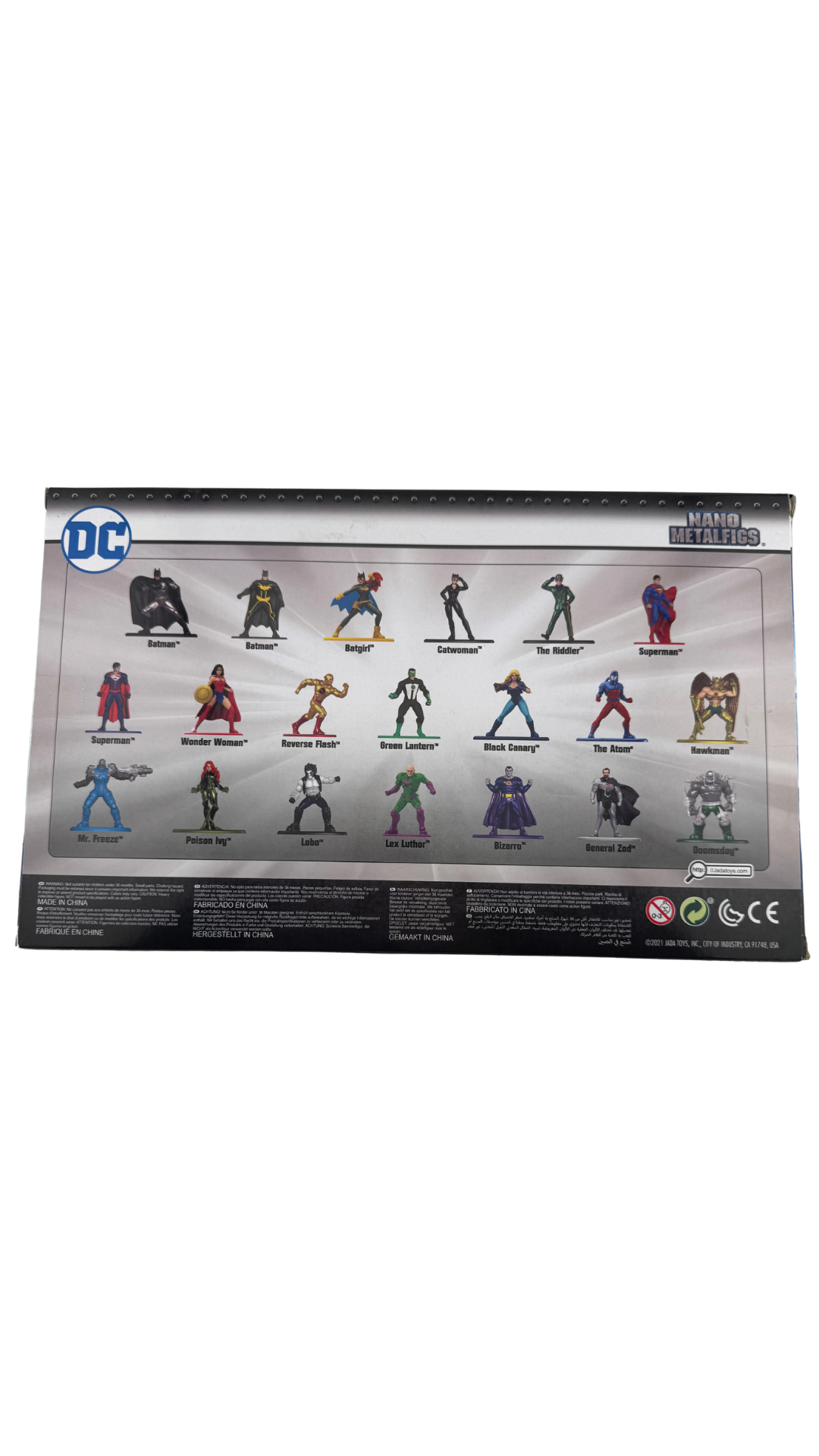 Jada Toys Nano Metalfigs DC Comics Series 4 Die-Cast Figure 20-Pack