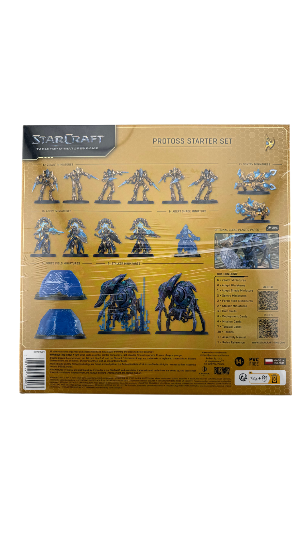 StarCraft Tabletop Miniatures Game: Protoss Starter Set, 17 Miniatures (Archon Studio)