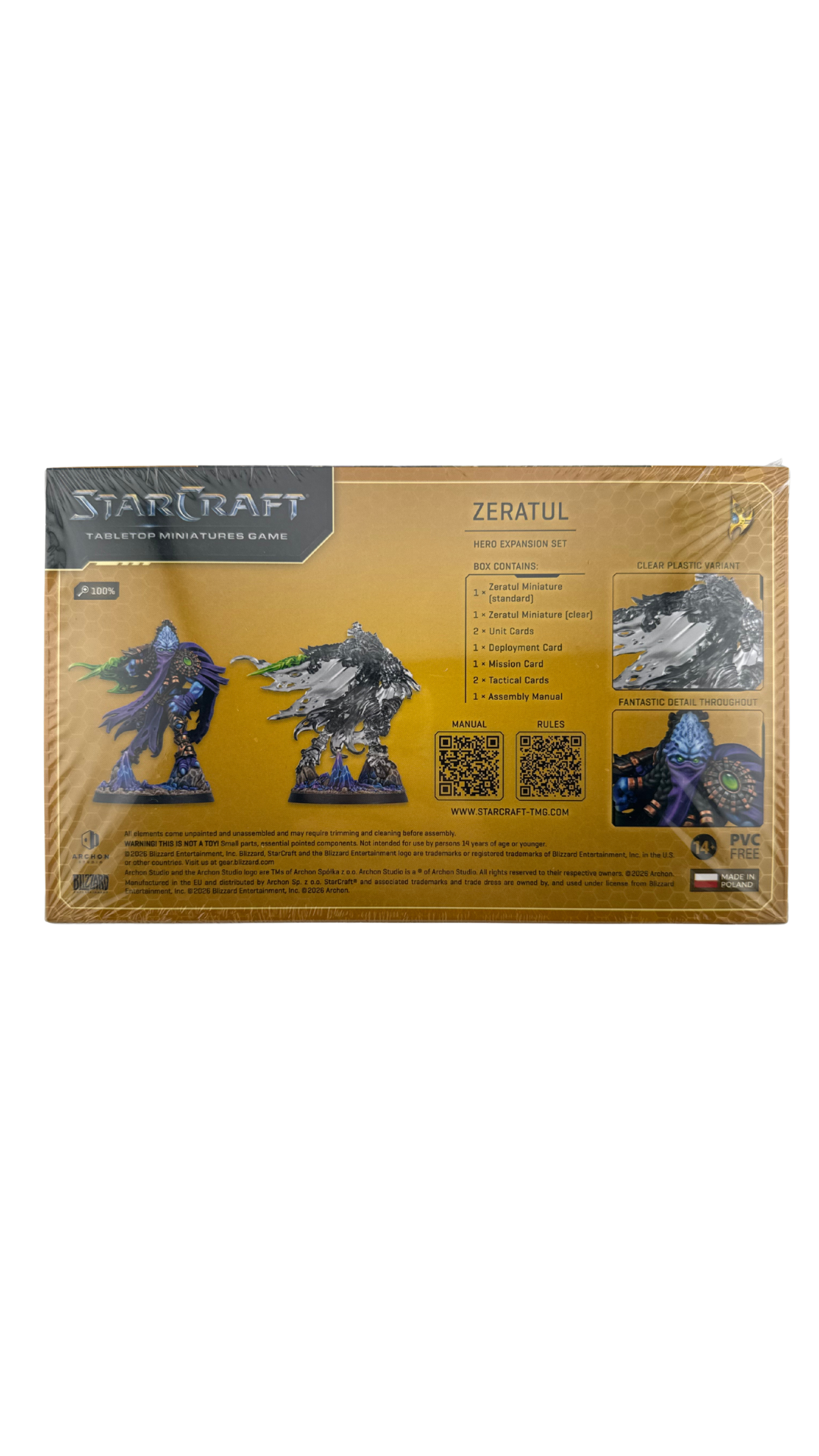 StarCraft Tabletop Miniatures Game: Zeratul, Protoss Hero Expansion Set (Archon Studio)