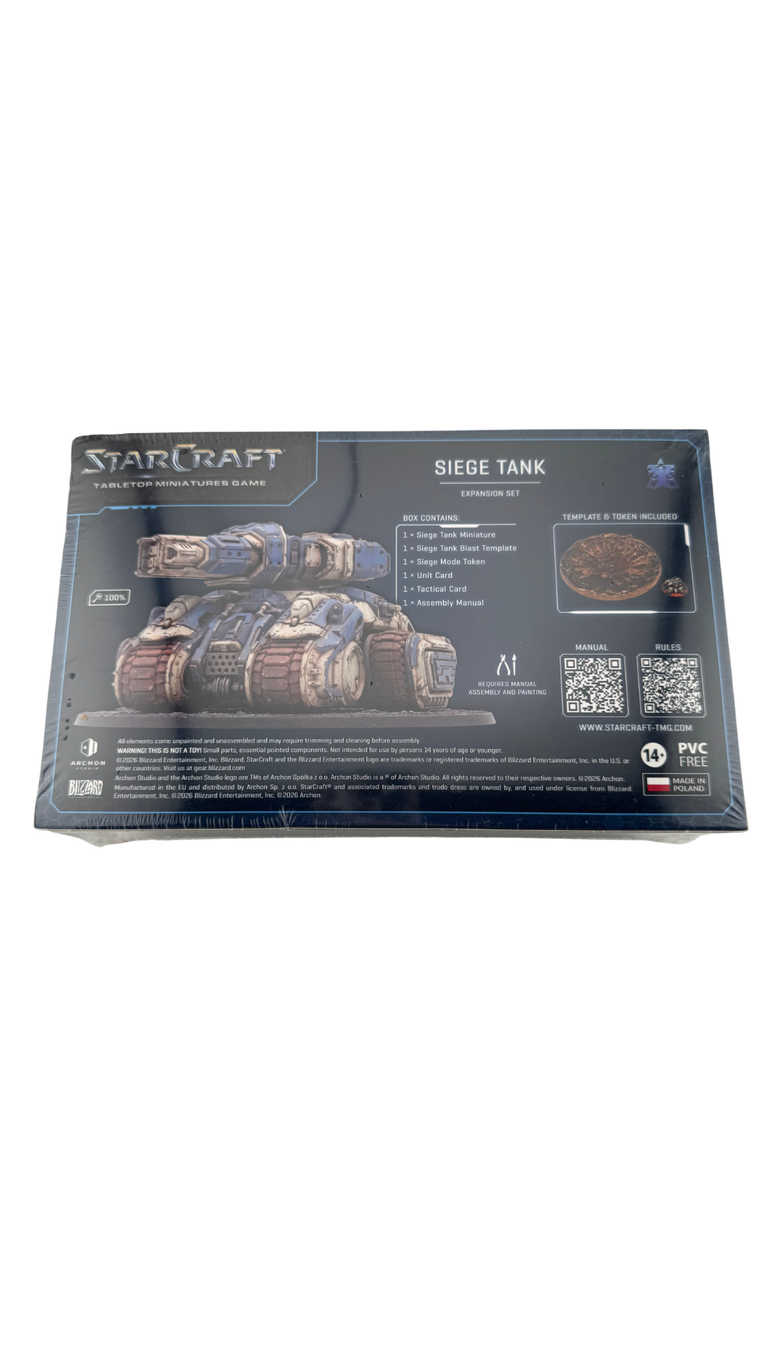 StarCraft Tabletop Miniatures Game: Siege Tank, Terran Expansion Set (Archon Studio)