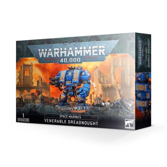 Warhammer 40,000 Space Marines Venerable Dreadnought - Premium Plastic Model Kit | 84-Piece Multipart Miniature | Games Workshop | Multiple Weapon Options | Castraferrum Pattern Walker