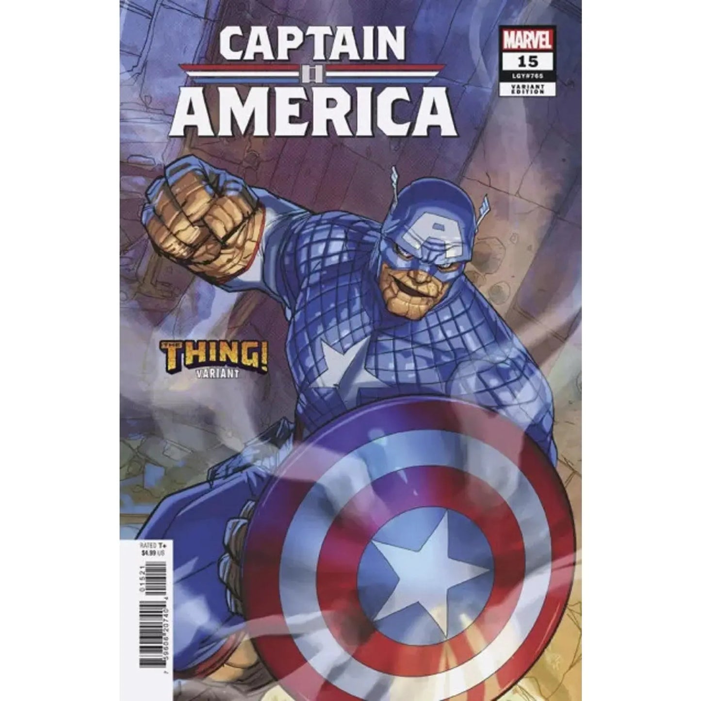 Captain America, Vol. 11 15B Pete Woods The Thing Variant - MOD Shop LLC