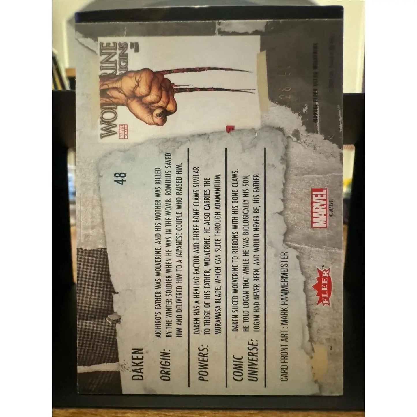 Daken #48 YELLOW FOIL Slash Fleer Ultra Wolverine Parallel 28/90 - MOD Shop LLC