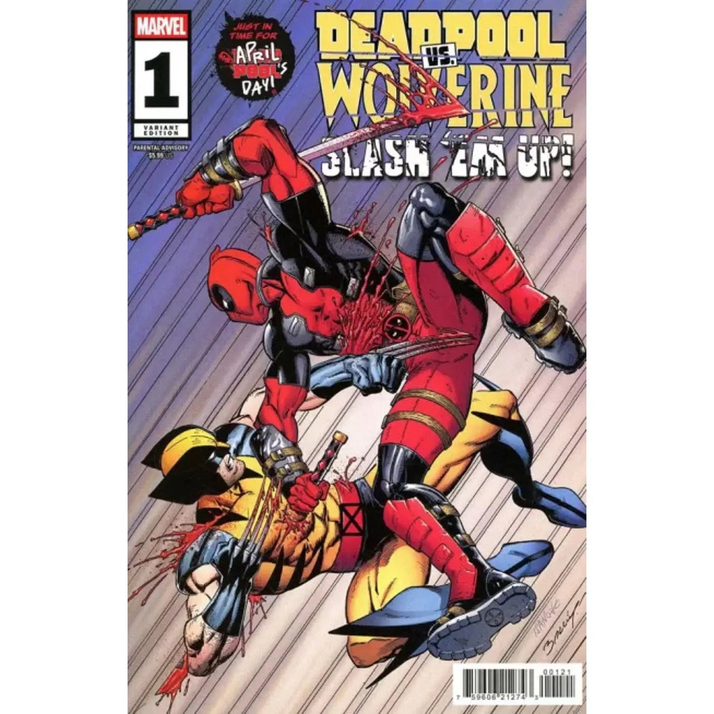 Deadpool Vs. Wolverine Slash Em Up! 1B Mark Bagley Variant - MOD Shop LLC