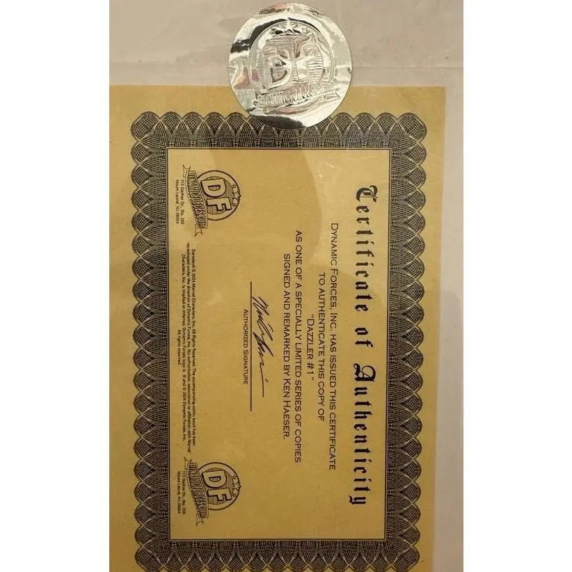 DF DAZZLER 1 HAESER SGN & REMARKED 1989 HOMAGE SKETCH - MOD Shop LLC