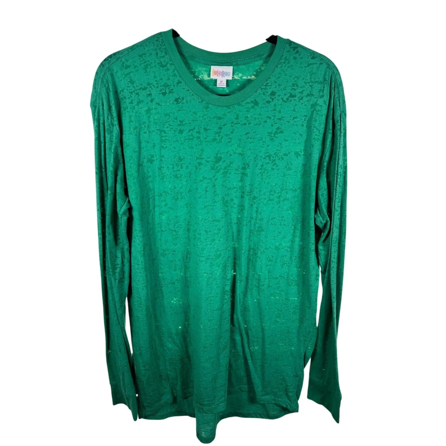 LulaRoe - Hudson - M - EUC - Unisex Long Sleeve Shirt - Green