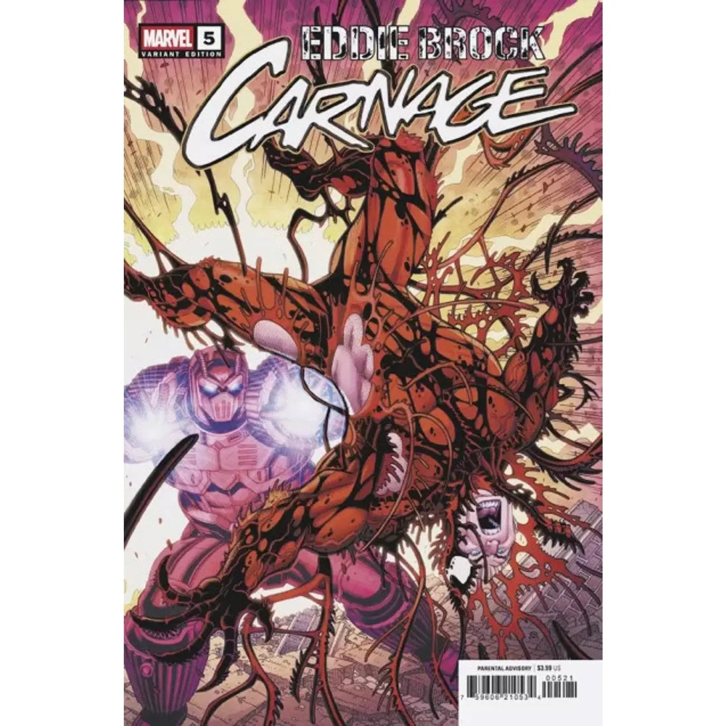 Eddie Brock: Carnage 5B Nick Bradshaw Bring On the Bad Guys Variant - MOD Shop LLC
