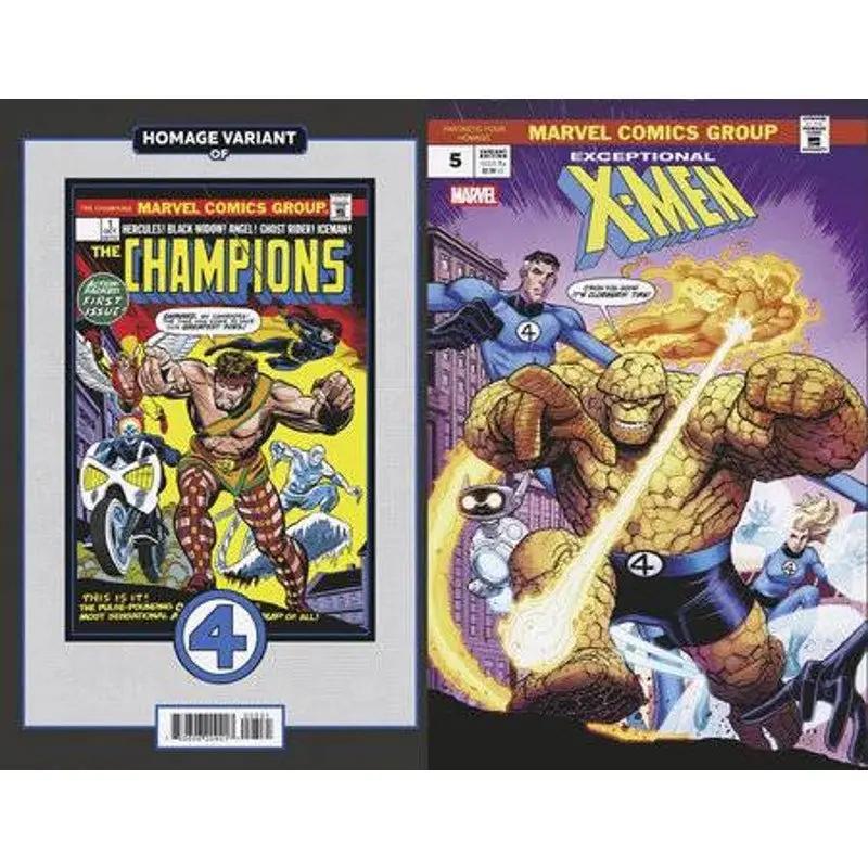 Exceptional X - Men #5 Bradshaw Fantastic Four Homage Variant - MOD Shop LLC