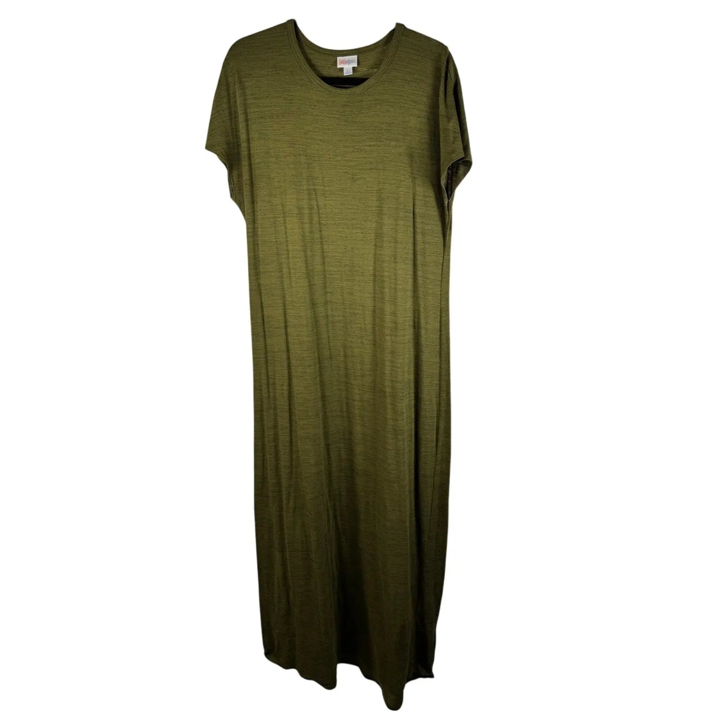 Lularoe - Maria - L - EUC - Women's Full Length Maxi Dress - Olive