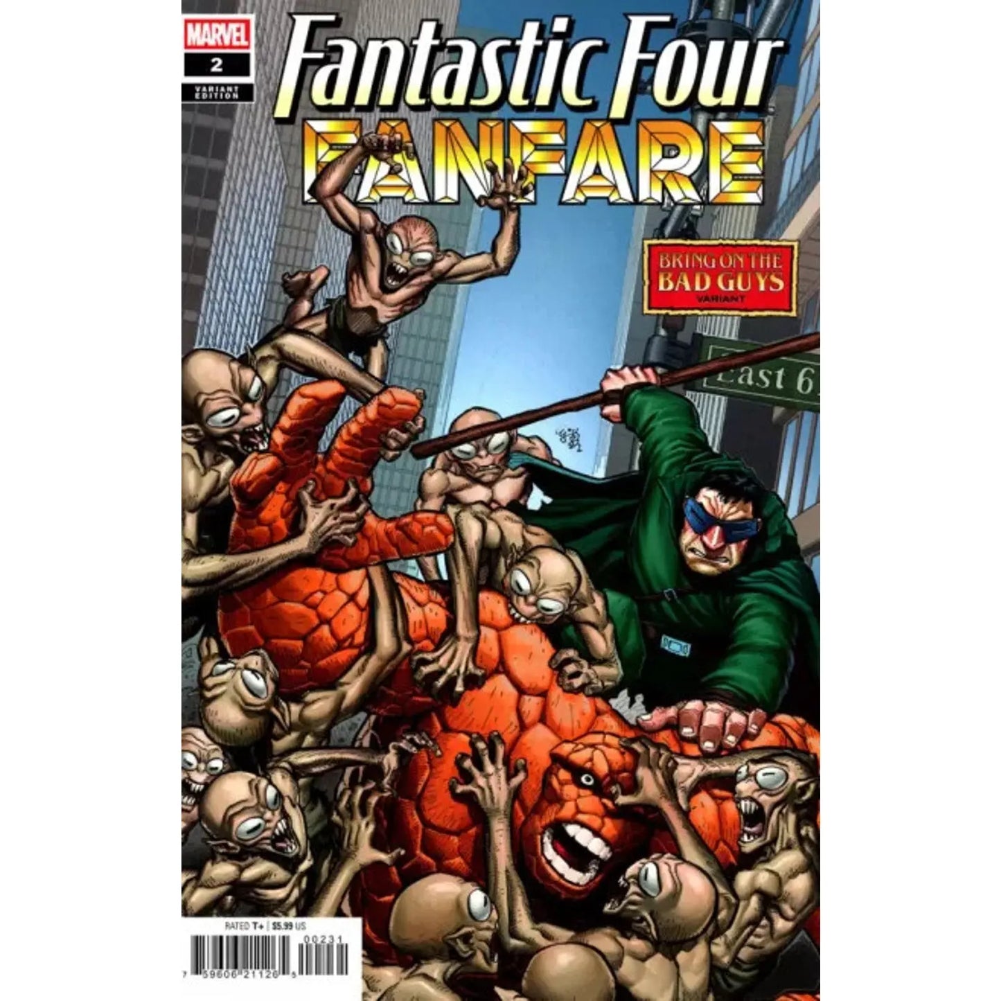Fantastic Four: Fanfare 2C E.J. Su Foil Variant - MOD Shop LLC